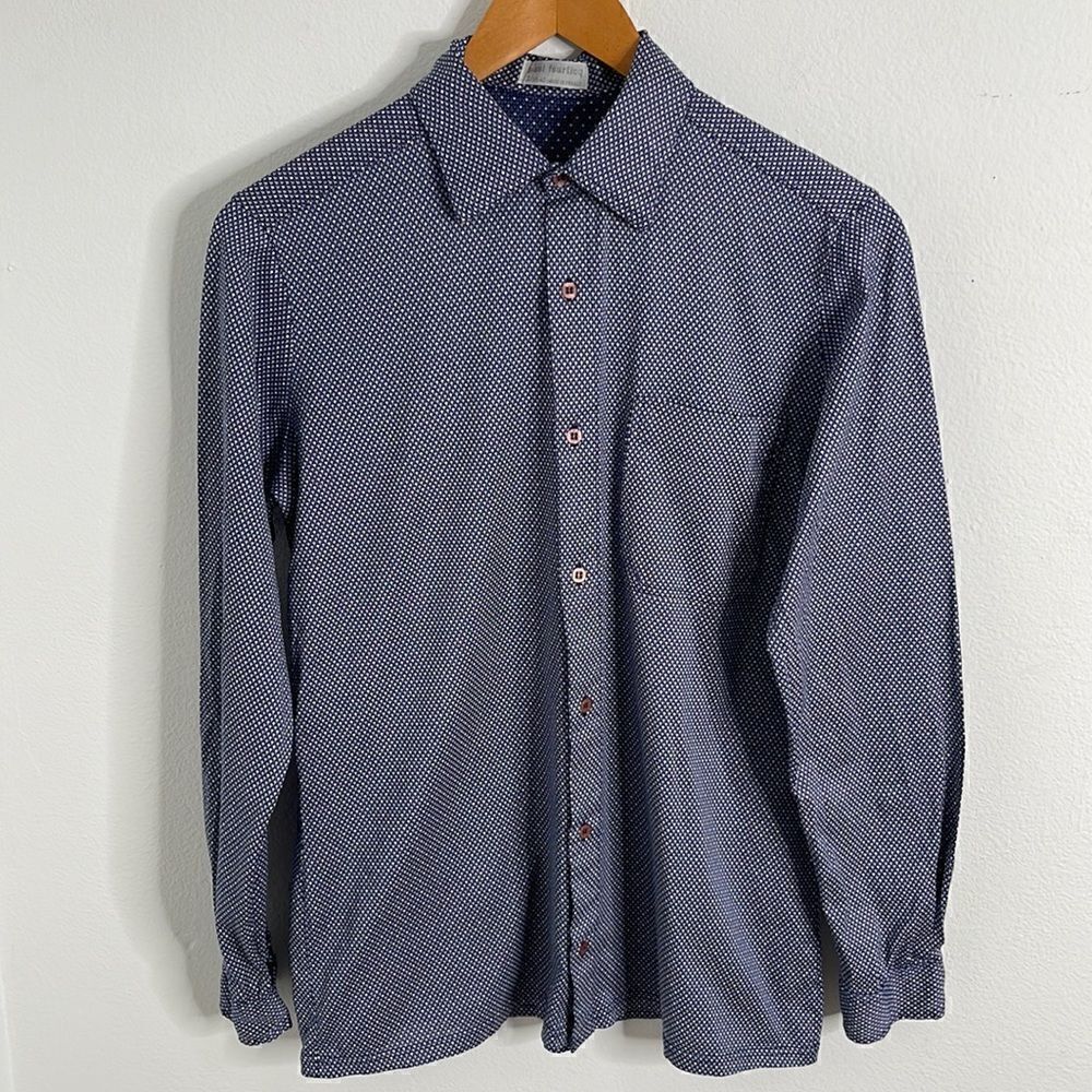 Paul Fourticq button down dress shirt.  Size 3/39-40. Soft lightweight cotton.